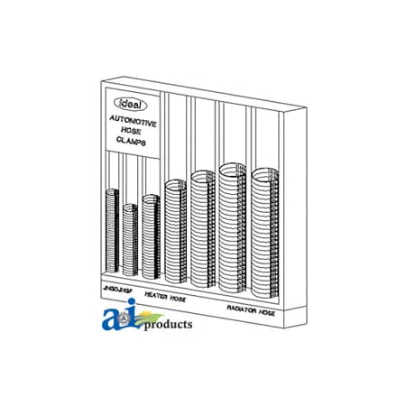 A & I Products Hose Clamp Assortment 13.2" x22.1" x6.5" A-14B5401